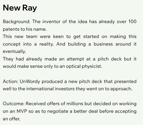pitch example 1 pitch example 1